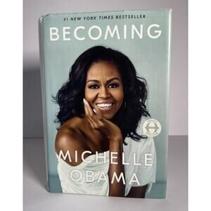 Becoming by Michelle Obama 2018 Hardcover DJ 1st Ed Inspiring Memoir First Lady